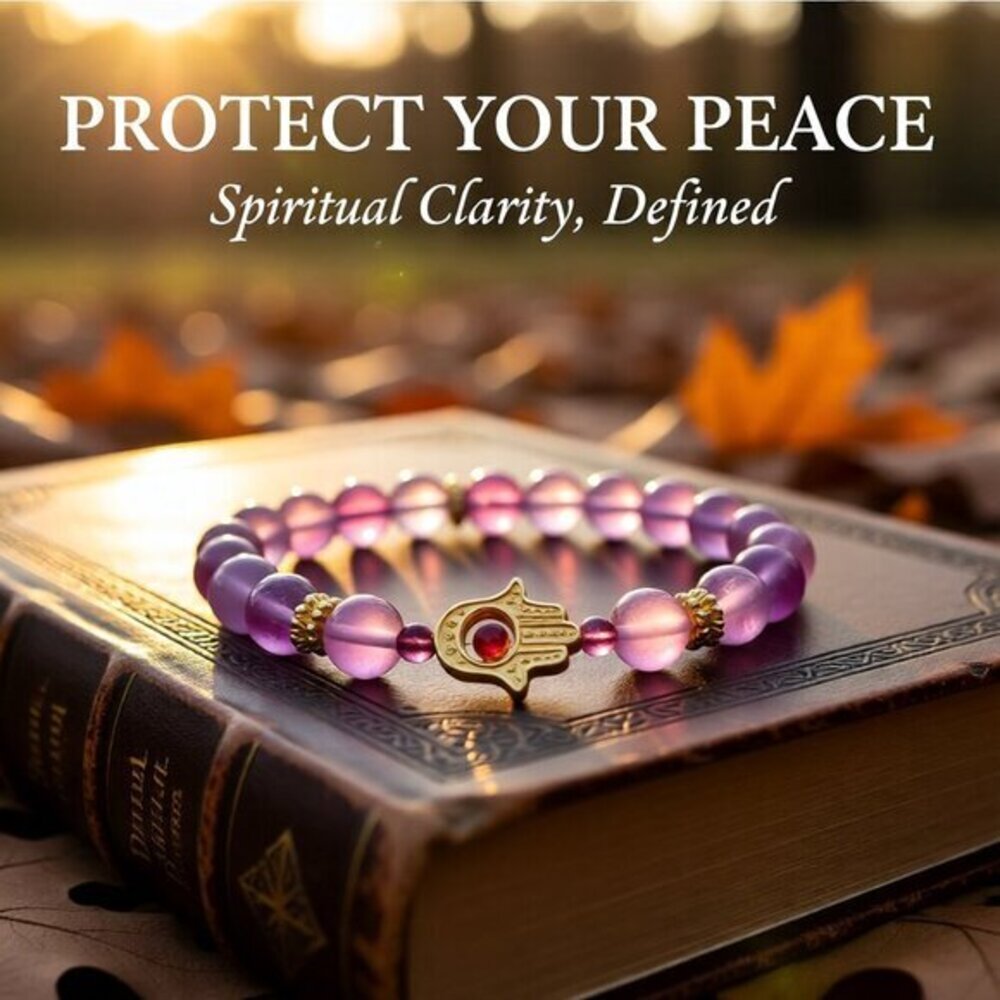Flirty & Girly! Pretty in Pink! Hamsa Hand Protection Stretch Bracelet